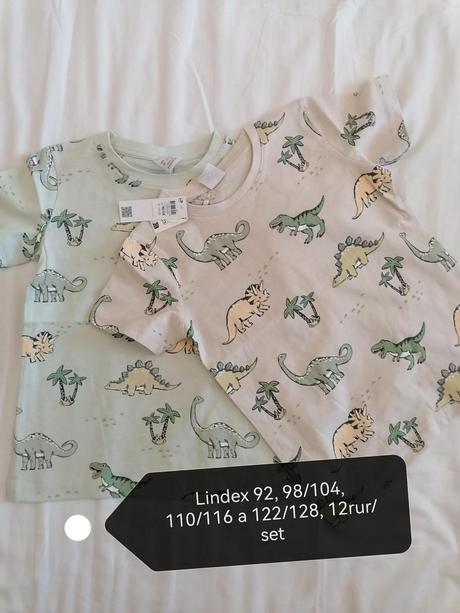 Tricko monstertrucky, stroje, dinosaurs lindex, lindex,122
