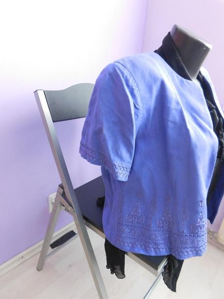 Tmavofialové sako l/xl, xl