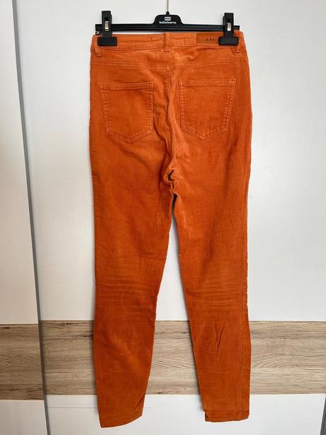Menčestrové skinny nohavice, amisu,34