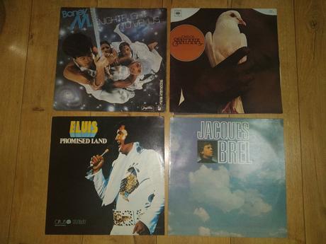 Rôzne vynilové platne,