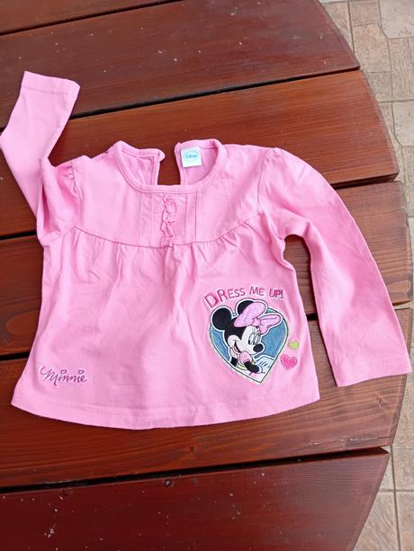 Tričká s dlhým rukávom 3 ks, disney,86