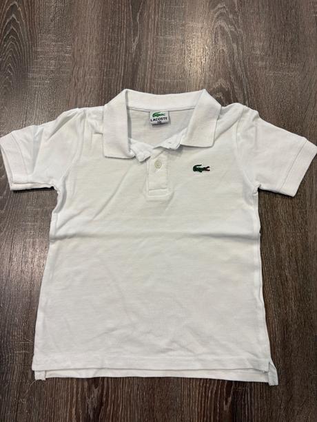 Lacoste biela polokosela č.110, lacoste,110