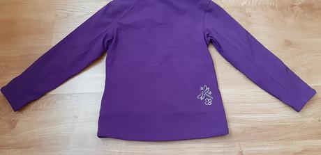 Fialová softshellová vetrovka 140/146, lewro,140