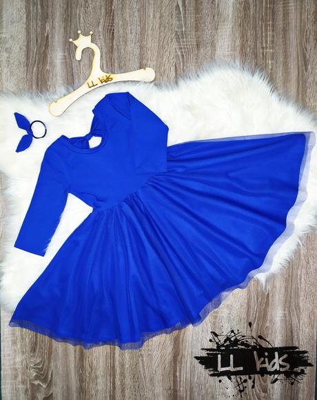 Točivé šaty s tylom, 74 - 134