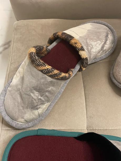 Makkucke teple papuce hand made 39 40, 39