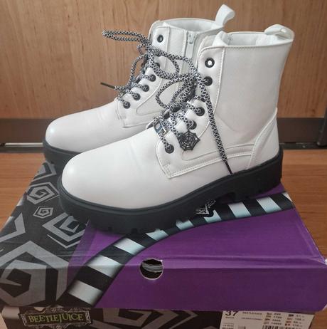 Dievčenské štýlové šnurovacie topánky beetle juice, 37