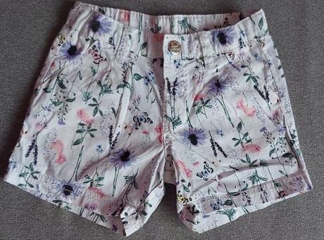 Kvietkované kraťasky, h&m,92