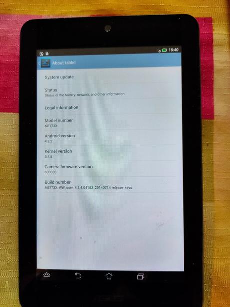 Asus memo pad hd7, asus