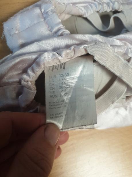 Satenove balerinky/papucky h&m 32/33, h&m,32