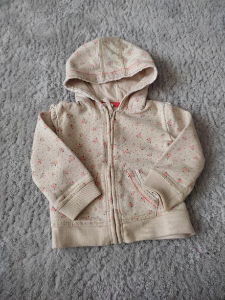 Mikina s kvietkami 12-18m, f&f,80