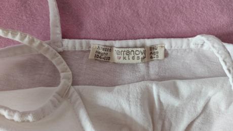 Tielko biele terranova veľ 104/110, terranova,104