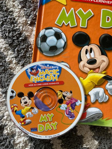 Disney's magic english mit cd my day mein tag, 