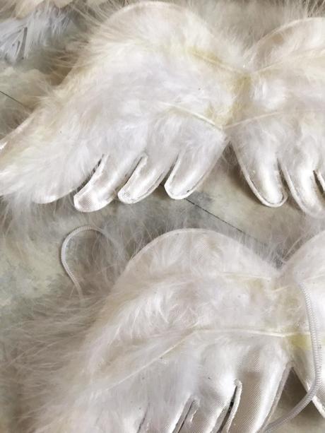 Anjelské krídla z páperia 2ks,