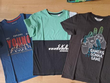 Tričká letné 3ks, 140