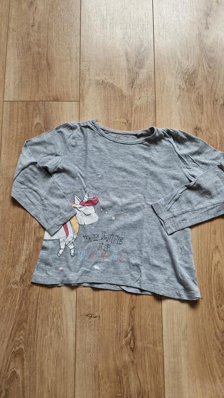 Tričko s dlhým rukávom veľ. 110-116., lupilu,110