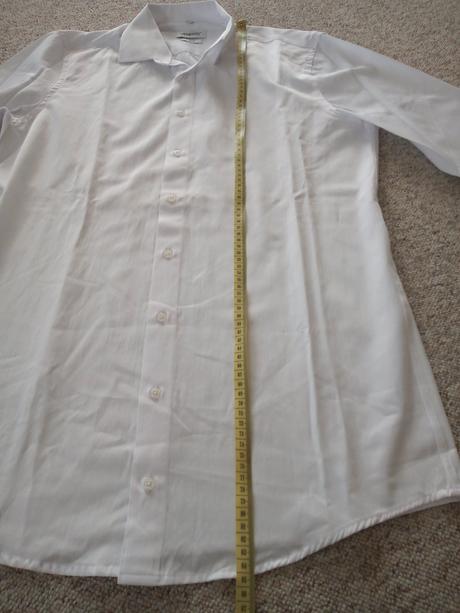 Pánska biela obleková košeľa, 41