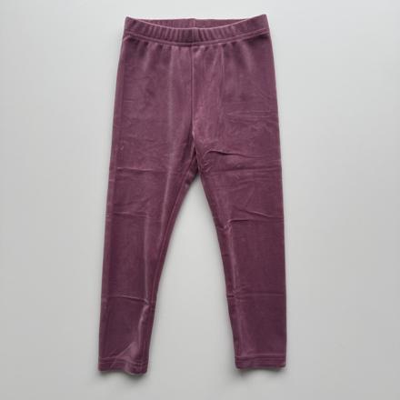 Dievčenské plyšové legíny ružová, 104