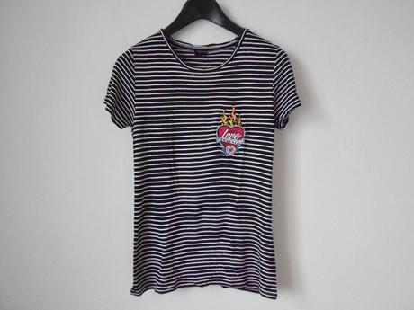 Pásikavé tričko, stradivarius,s