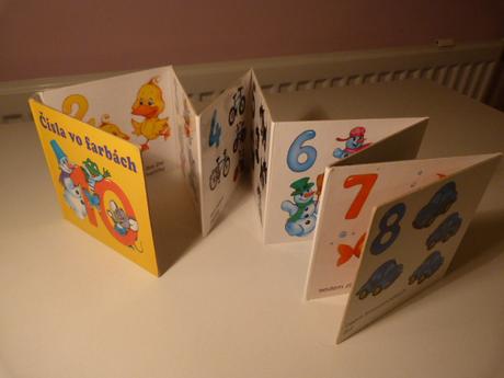 Kniha - čísla vo farbách - krásne reporelo,