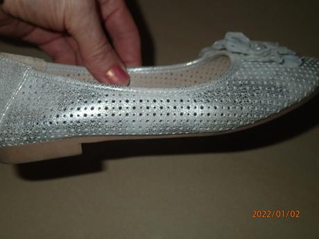 Strieborné balerínky, nelli blu,32