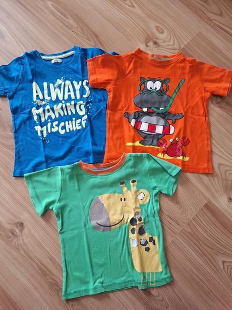 3x tričko, kiki&koko,98