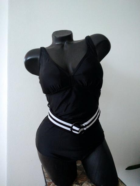 Jednodielne sťahovacie plavky, bonprix,40