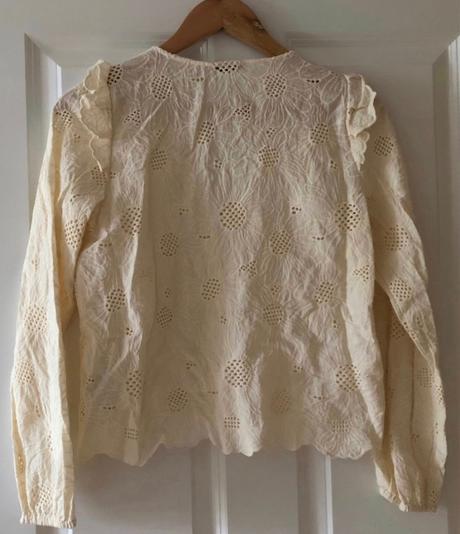 Krémová/maslová madeirová blúzka orsay xs/34, orsay,xs