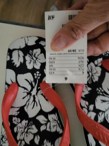 Slapky h&m, h&m,28 / 29