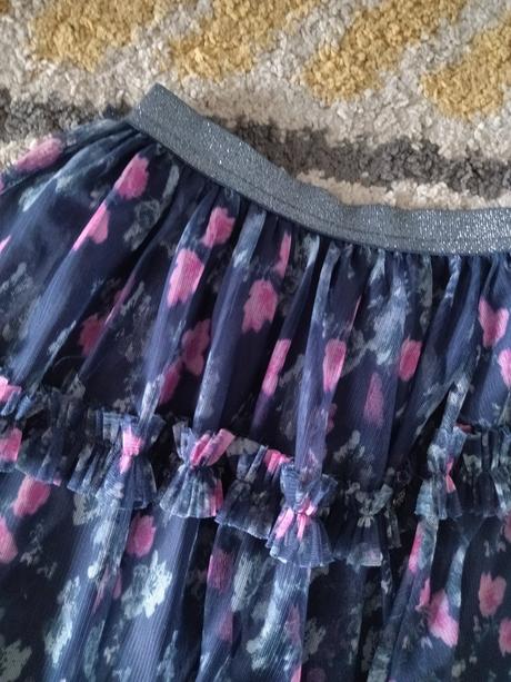 Tylová kvetinková sukňa, coccodrillo,122
