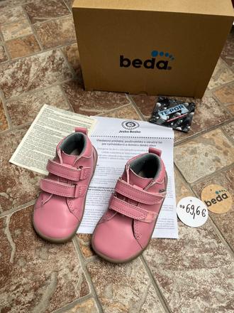 Beda prechodné barefoot topánky, beda,23