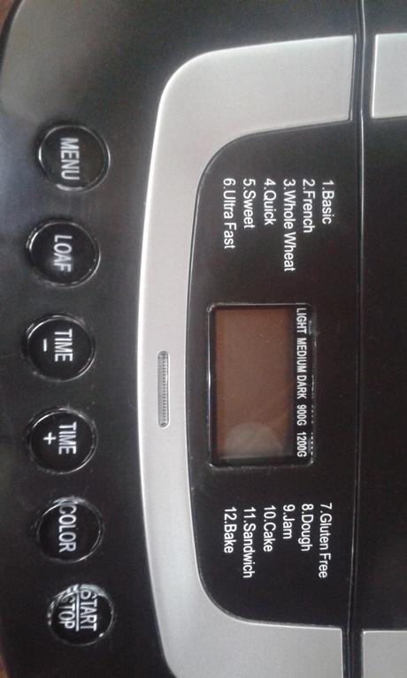 Domáca pekárnička gorenje, gorenje