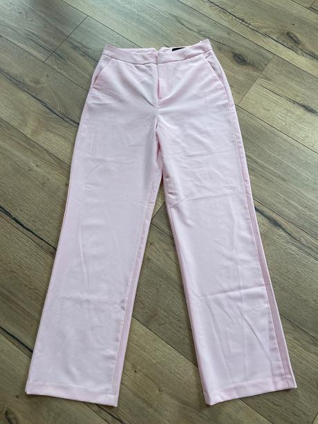Bledoruzove kostymove nohavice, mohito,38