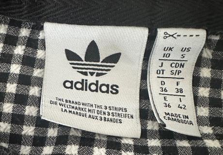 Adidas tričko gingham vzor, adidas,s