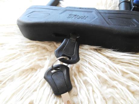 Zámok na bicykel crivit u-lock, 