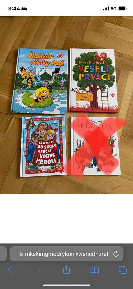 Rozne knihy pre predskolakov a prvakov, 