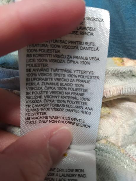 Ľahké tielko, h&m,xs