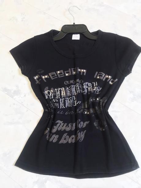 Tričko s trbliet.kamienkami, m