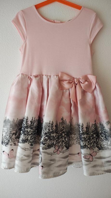 Šaty so satenovou sukňou, h&m,122