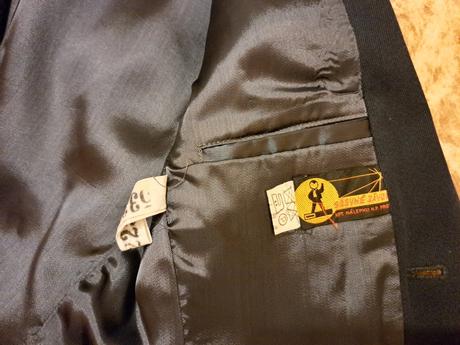 Detské sako tmavo modré, <50