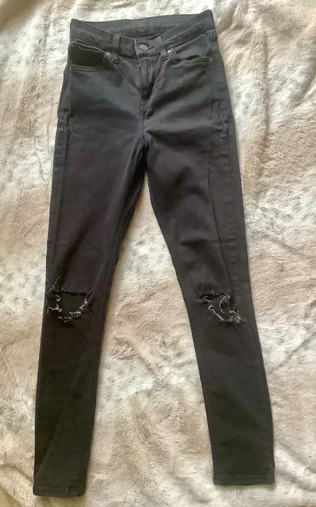 Rifle s dranymi kolenami, topshop,xs