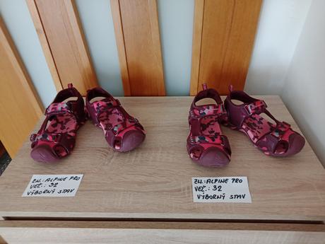 Dievc.sportové sandále zn.alpine pro veľ.32, alpine pro,32