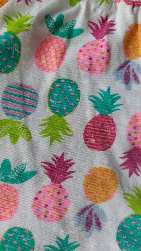 Letný overal s ananásmi vel. 92, 92