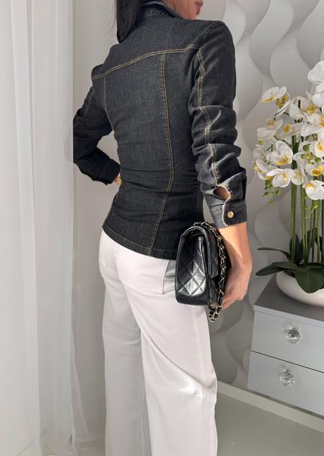 Zara - džínsová košeľa, zara,xs