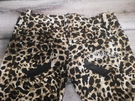 Elastické legíny gepardi vzor,