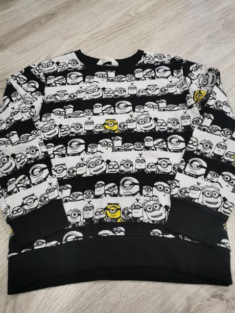 Mikina mimoni 8-10rokov, h&m,134