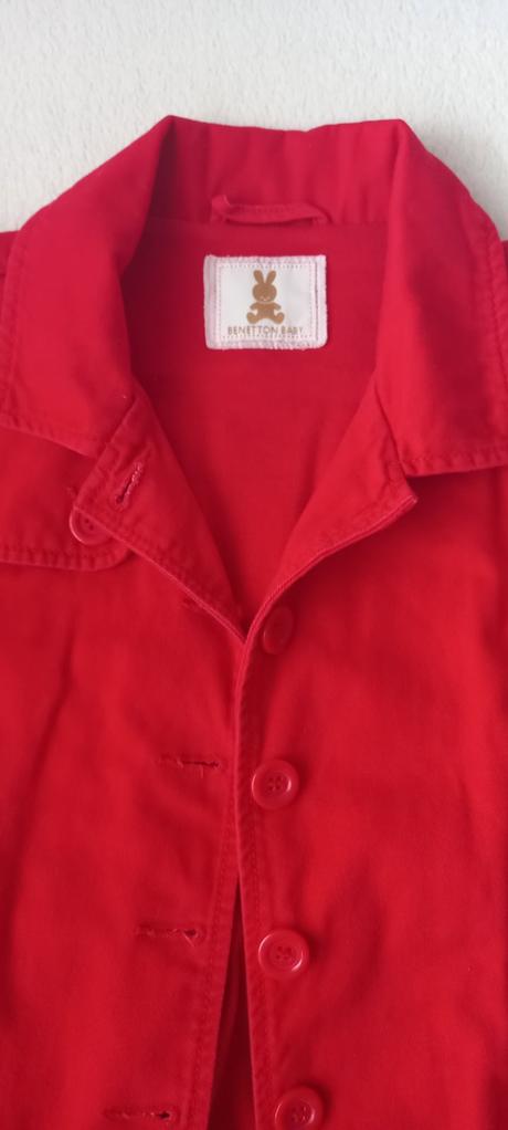 Beneton podšitý kabátik na jeseň, benetton,110