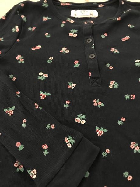 Tričko kvietok 8-10 rokov, h&m,134