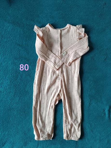 Balík oblečenia pre dievča , 100ks, 68–80