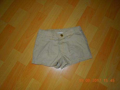 Zlatisté kraťasky, h&m,116