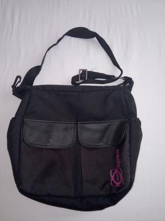 Čierna taška na kočík top stav, 